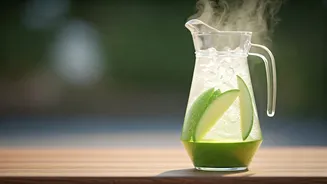 Ditch Cold Drinks For Sparkling Raw Green Mango Soda