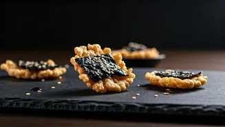 Crispy Rice Paper & Nori Bites: Nauheed Cyrusi's Viral 4-Ingredient Snack