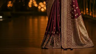 Saree Styling: Winter Wedding Glamour