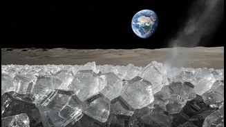 Moon-Lander Exhaust And Lunar Ice Deserves Attention For One Reason: Better Protection Of Ancient Lunar Records