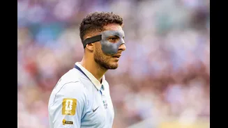 Máscaras usadas por jogadores na Copa protegem fraturas no rosto