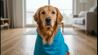 Raincoats Can Protect Dogs, But Drying Routines Decide Health