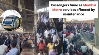 Mumbai Metro Chaos! Overcrowded Platforms Create Stampede-Like Situation In Ghatkopar-Versova Section During Peak Hour; Passengers Fume; Here's Wha...