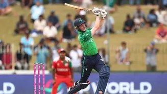Lorcan Tucker's 94* powers Ireland to second-highest T20 WC total