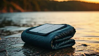 Waterproof Sun Powered Blankets Are The Next Big Travel Accessory