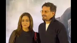 Jimmy Shergill Attends Screening Of Dharmendra’s Ikkis With Wife Priyanka Puri