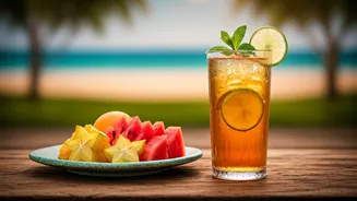 Cold Drinks And Tropical Plates Are Heatwave Heroes