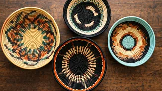DIY Paper Plate Baskets: Craft Stunning African-Inspired Wall Art
