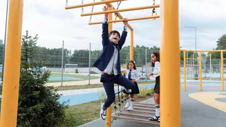 Take your fitness routine up a notch with monkey bars