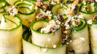 Snack cravings? Try these zucchini and pistachio combos