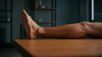 Correct Weak Ankles Practicing Single Leg Calf Raises At Desks