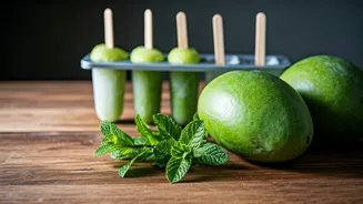 Raw Mango Mint Popsicles Are The Ultimate Nostalgic Afternoons
