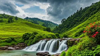 Rolling Hills Make Mizoram A Rainy Delight