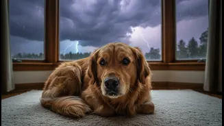 Why managing pet thunderstorm phobia prevents long-term behavioral issues in adult canines