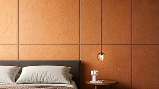 Why Textured Terracotta Panels Are Ultimate Cozy Bedroom Craze