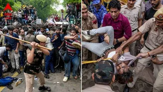CJP Protest: ককরোচ জনতা পার্টির বিক্ষোভে উত্তেজনা, সংঘর্ষ; পুলিশ জানাচ্ছে আহত ১১৮-র বেশি কর্মী