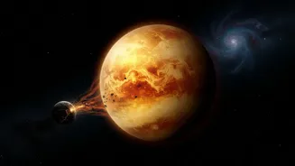 Venus Lost Moon Looks Different After Evidence That Simulations Suggest Venus's Slow Rotation Could Have Pulled A Former Moon Back Into The Planet