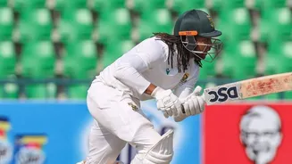 Tony de Zorzi slams second 50-plus score vs Pakistan (Tests)