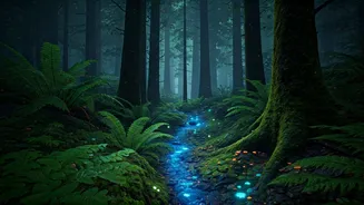 Nature Enthusiasts Travel To See Western Ghats Glowing Bioluminescent Forests