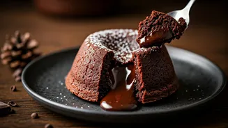Warm Chocolate Lava Cake Is Pure Monsoon Comfort