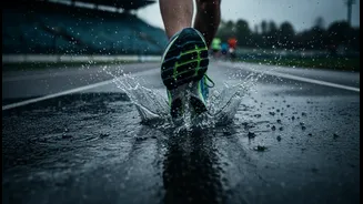 Rainy Race Strategy Begins With Accepting A Slower First Kilometre