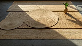 Decor Feeds Obsess Over Low-Seating Jute Rug Arrangements