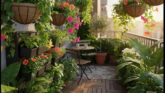 Affordable space-saving layout ideas help renters build green balcony oases easily