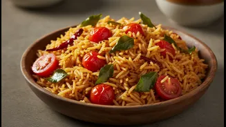 Tomato Curry Leaf Rice Turns Basic Ingredients Into A Satisfying Meal