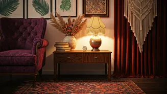 Vibrant Fusion: Crafting a Retro-Bohemian Haven for Your Home
