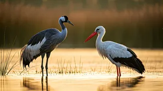Cranes vs. Storks: Unraveling the Graceful Differences Between Two Elegant Birds