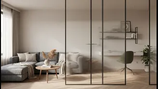Fluted Glass In Compact Homes can divide small spaces without blocking daylight