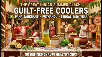 The Great Indian Summer Clash: Guilt-Free Coolers for Pana Sankranti, Puthandu, and the Bengali New Year