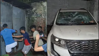 'Chor, chor': Mob vandalizes TMC councilor's house, SUV during arrest