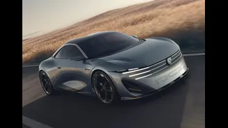 Peugeot revive cupê RCZ como conceito elétrico de 500 cv e recarga em 10 minutos