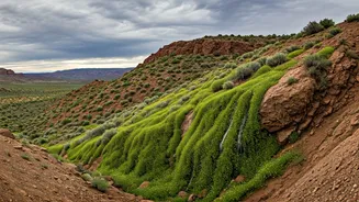 Monsoon Turns Rocky Hills Into Green Drama