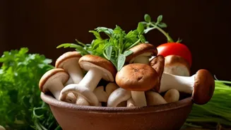 Mushrooms Offer B Vitamins While Zucchini Adds Vitamin C And Potassium While The Comparison Is Food-Led, Not Medical Advice
