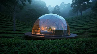 Luxury Geodesic Domes In Misty Plantations Offer Ultimate Rainy Getaways