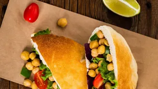 Chickpea Sandwiches For Breakfast — Balancing Flavour And Texture In A Sandwich