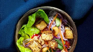 Gochujang gives tofu rice bowls fermented heat and sweetness Connects Directly To Crisping tofu separately helps preserve texture