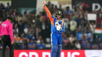 Abhishek Sharma completes 5,000 T20 runs with blazing half-century: Stats