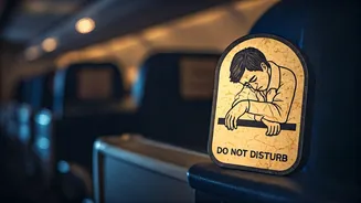 Viral 'Tired Dad' Nap Sign: Airplane Passenger's Plea for Peace Sparks Amusing Reactions