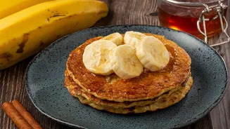 Panqueca de banana do Chay Suede