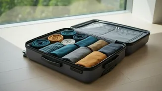 Why Rolling Clothing Efficiently Keeps Travel Luggage Safe From Unexpected Rain Showers