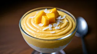 This Viral Frozen Mango Oat Milk Pudding Is Goals