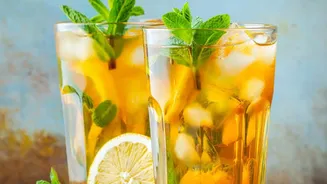 Slow Cold-Steeping Tulsi And Lemongrass Creates A Smoother Iced Tea For Summer Afternoons