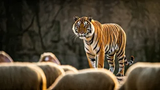 The Tiger's Wisdom: Mastering Focus by Ignoring Insults from Sheep