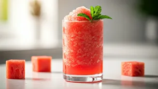 This Watermelon Mint Slushie Is The Ultimate Guilt-Free Drink