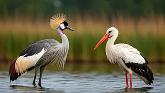 Cranes vs. Storks: Unraveling the Graceful Differences of These Elegant White Birds