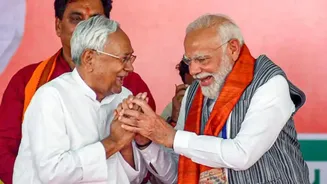 'Will Work To Make Bihar Most Developed State': Nitish Kumar's First Reaction to NDA's Clean Sweep