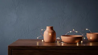 Eco-Friendly Festive Living: Styling Homes With Local Clay Craft Accessories And Warm Fairy Lights